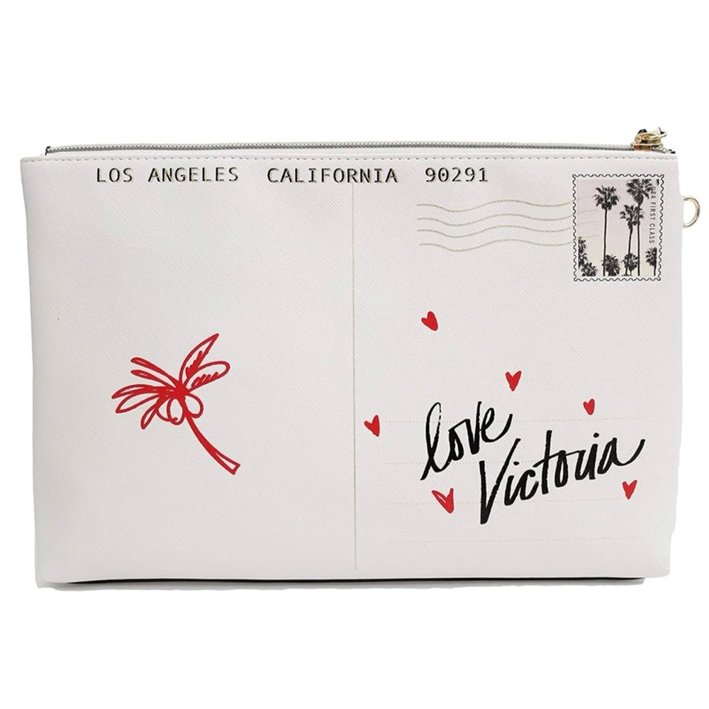 NWT Victoria’s Secret Women’s Cosmetic Makeup Travel Bag Purse Case Large - Picture 3 of 4